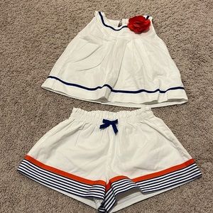 Janie and Jack little Girl 2-piece set